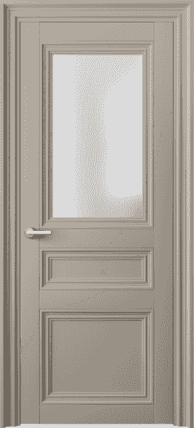 Дверь межкомнатная 2538 МБСК САТ. Цвет Матовый бисквитный. Материал Гладкая эмаль. Коллекция Centro. Картинка.