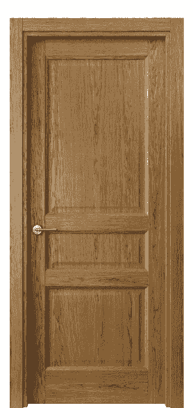 Дверь межкомнатная 1431 ДЯН . Цвет Дуб янтарный. Материал Шпон ценных пород. Коллекция Galant. Картинка.