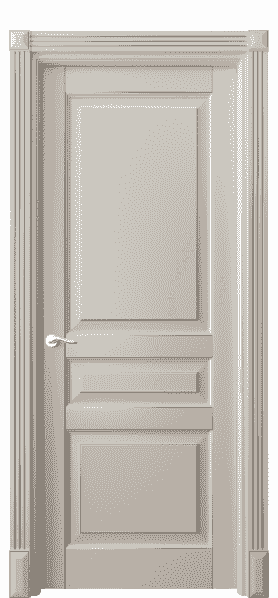 Дверь межкомнатная 0711 БСБЖС. Цвет Бук светло-бежевый серебряный антик. Материал  Массив бука эмаль с патиной. Коллекция Lignum. Картинка.