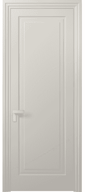 Дверь межкомнатная 8301 МОС . Цвет Матовый облачно-серый. Материал Гладкая эмаль. Коллекция Rocca. Картинка.