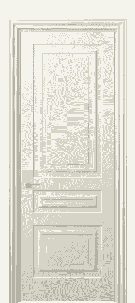 Дверь межкомнатная 8411 ММБ . Цвет Матовый молочно-белый. Материал Гладкая эмаль. Коллекция Mascot. Картинка.