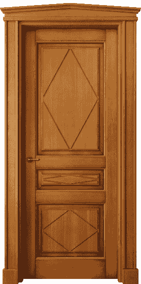 Дверь межкомнатная 6345 БСП. Цвет Бук светлый с патиной. Материал Массив бука с патиной. Коллекция Toscana Rombo. Картинка.