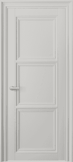 Дверь межкомнатная 2503 СШ Серый шёлк. Цвет Серый шёлк. Материал Ciplex ламинатин. Коллекция Centro. Картинка.