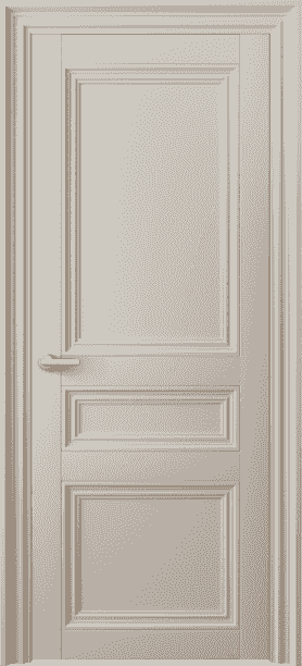 Дверь межкомнатная 2537 МСБЖ. Цвет Матовый светло-бежевый. Материал Гладкая эмаль. Коллекция Centro. Картинка.