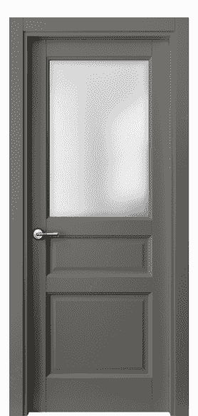 Дверь межкомнатная 1432 МКЛС САТ. Цвет Матовый классический серый. Материал Гладкая эмаль. Коллекция Galant. Картинка.
