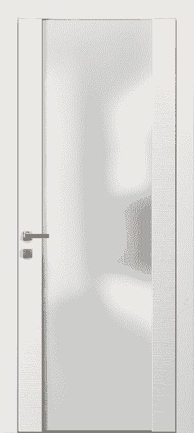 Дверь межкомнатная 4034 ТЖМ Матовый триплекс. Цвет Таеда Жемчужный. Материал Таеда эмаль. Коллекция Avant. Картинка.