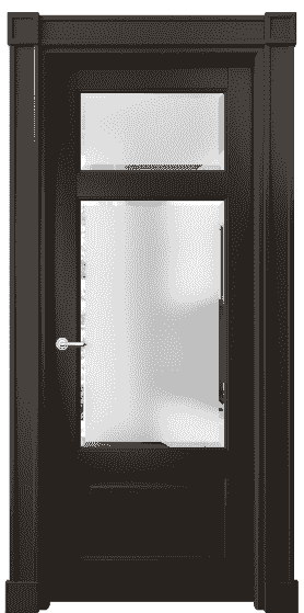Дверь межкомнатная 6326 БАН САТ-Ф. Цвет Бук антрацит. Материал Массив бука эмаль. Коллекция Toscana Elegante. Картинка.