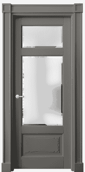 Дверь межкомнатная 6326 БКЛС САТ-Ф. Цвет Бук классический серый. Материал Массив бука эмаль. Коллекция Toscana Elegante. Картинка.