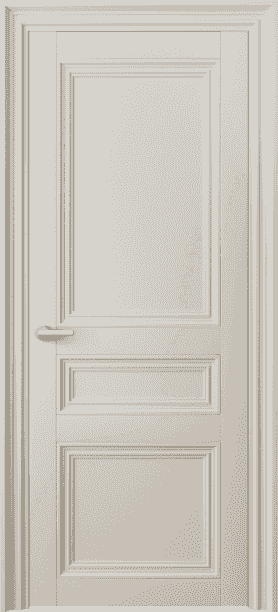 Дверь межкомнатная 2537 МОС. Цвет Матовый облачно-серый. Материал Гладкая эмаль. Коллекция Centro. Картинка.