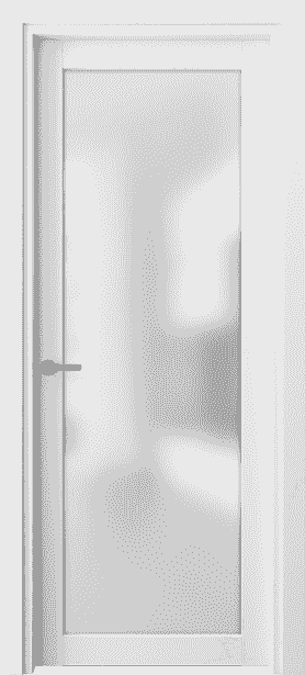 Дверь межкомнатная 2102 neo БШ САТ. Цвет Белый шёлк. Материал Ciplex ламинатин. Коллекция Neo. Картинка.