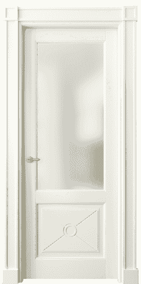 Дверь межкомнатная 6362 МБМ САТ. Цвет Бук молочно-белый. Материал Массив бука эмаль. Коллекция Toscana Litera. Картинка.