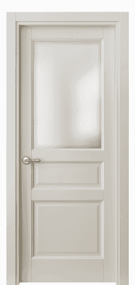 Дверь межкомнатная 1432 МОС САТ. Цвет Матовый облачно-серый. Материал Гладкая эмаль. Коллекция Galant. Картинка.