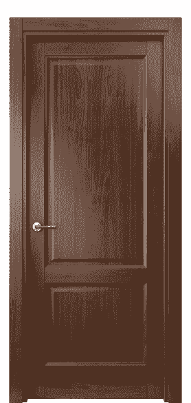 Дверь межкомнатная 1421 ОРБ . Цвет Орех бренди. Материал Шпон ценных пород. Коллекция Galant. Картинка.