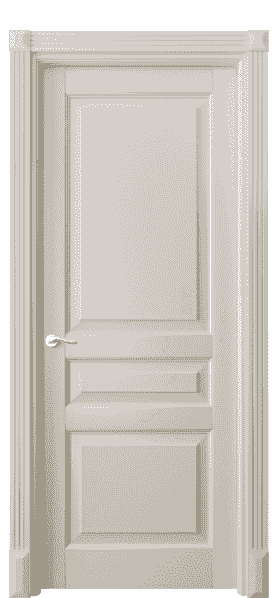 Дверь межкомнатная 0711 БОС. Цвет Бук облачный серый. Материал Массив бука эмаль. Коллекция Lignum. Картинка.