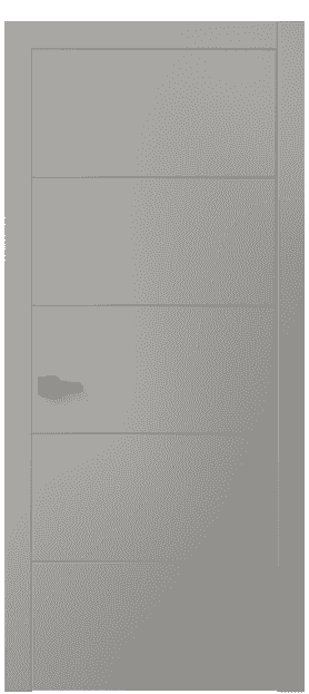 Дверь межкомнатная 8043 МНСР. Цвет Матовый нейтральный серый. Материал Гладкая эмаль. Коллекция Linea. Картинка.