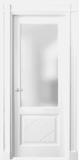 Дверь межкомнатная 6342 ББЛ САТ. Цвет Бук белоснежный. Материал Массив бука эмаль. Коллекция Toscana Rombo. Картинка.