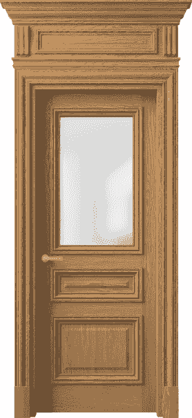Дверь межкомнатная 7304 ДПШ.М САТ. Цвет Дуб пшеничный матовый. Материал Массив дуба матовый. Коллекция Antique. Картинка.