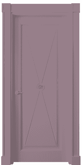Дверь межкомнатная 6361 Пастельно-фиолетовый RAL 4009. Цвет Пастельно-фиолетовый RAL 4009. Материал Массив бука эмаль. Коллекция Toscana Litera. Картинка.