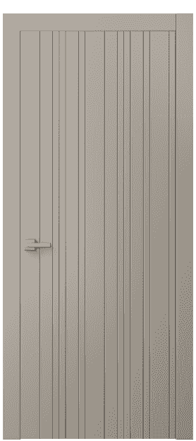 Дверь межкомнатная 8051 МБСК. Цвет Матовый бисквитный. Материал Гладкая эмаль. Коллекция Linea. Картинка.