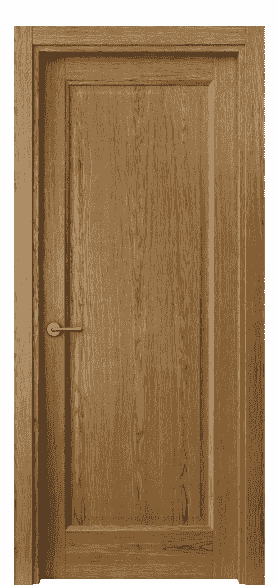 Дверь межкомнатная 1401 ДЯН. Цвет Дуб янтарный. Материал Шпон ценных пород. Коллекция Galant. Картинка.