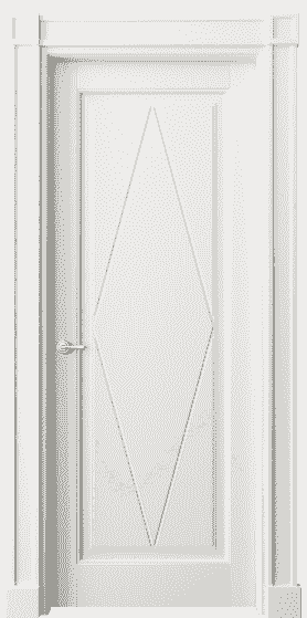 Дверь межкомнатная 6341 БС . Цвет Бук серый. Материал Массив бука эмаль. Коллекция Toscana Rombo. Картинка.