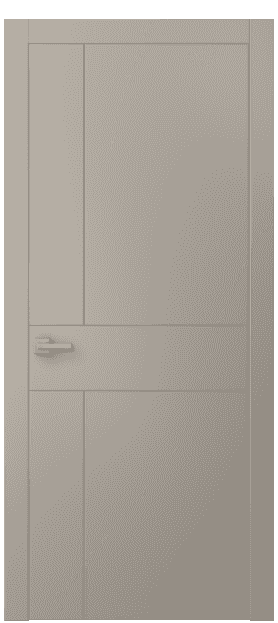Дверь межкомнатная 8056 МБСК . Цвет Матовый бисквитный. Материал Гладкая эмаль. Коллекция Linea. Картинка.