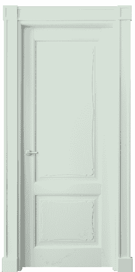Дверь межкомнатная 6323 NCS S 1005-B80G. Цвет NCS S 1005-B80G. Материал Массив бука эмаль. Коллекция Toscana Elegante. Картинка.