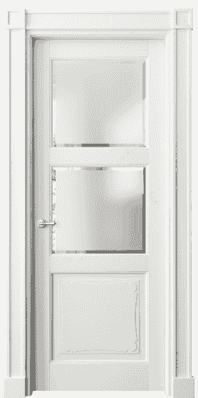 Дверь межкомнатная 6328 БС САТ-Ф. Цвет Бук серый. Материал Массив бука эмаль. Коллекция Toscana Elegante. Картинка.