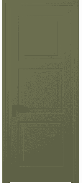 Дверь межкомнатная 8331 Тростниково-зелёный RAL 6013. Цвет Тростниково-зелёный RAL 6013. Материал Гладкая эмаль. Коллекция Rocca. Картинка.