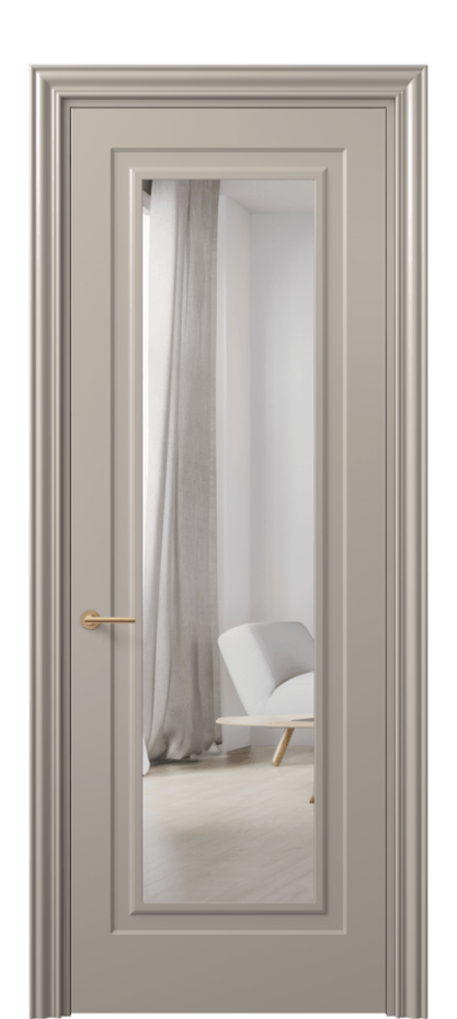 Дверь межкомнатная Mascot 8403 Матовый бисквитный Двустороннее зеркало, триплекс Фигурный наличник МБСК Цена 62159 ₽ Наличники уже входят в базовый комплект. Фабрика дверей Волховец 8 (800) 551 43 19 Межкомнатная дверь Mascot 8403 Матовый бисквитный Двустороннее зеркало, триплекс Цена 62159 ₽ | Volhovec