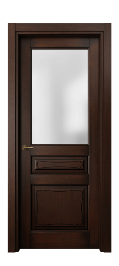 Межкомнатная дверь Toscana Elegante 6324 Бук тёмный с патиной Сатинированное стекло. Цена 105699 #CURRENCY# | Volhovec