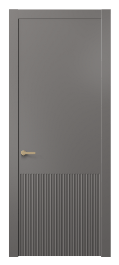 Межкомнатная дверь Альба 8645 Матовый классический серый  Цена 8160400 so'm | Volhovec