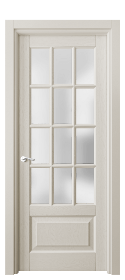 Межкомнатная дверь Лигнум 0728 Дуб облачный серый Сатинированное стекло Цена 156199 ₽ | Volhovec