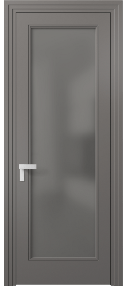 Дверь межкомнатная Rocca 8300 Матовый классический серый Сатинированное серое стекло, триплекс Каскадный компланарный наличник МКЛС Цена 82899 ₽ Наличники уже входят в базовый комплект. Фабрика дверей Волховец 8 (800) 551 43 19 Межкомнатная дверь Rocca 8300 Матовый классический серый Сатинированное серое стекло, триплекс Цена 82899 ₽ | Volhovec