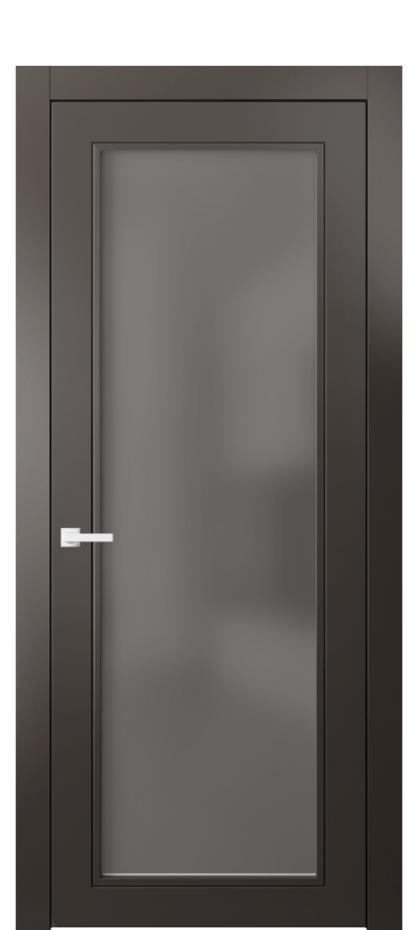 Дверь межкомнатная Neo Classic 8000 Матовый антрацит Сатинированное серое стекло, триплекс Гладкий компланарный наличник МАН Цена 62750 ₽ Наличники уже входят в базовый комплект. Фабрика дверей Волховец 8 (800) 551 43 19 Межкомнатная дверь Neo Classic 8000 Матовый антрацит Сатинированное серое стекло, триплекс Цена 62750 ₽ | Volhovec