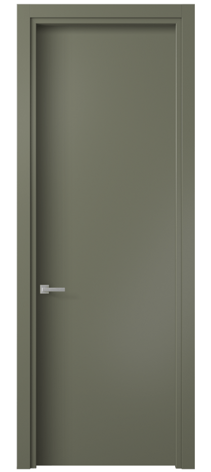 Межкомнатная дверь Планум 0010 Матовый оливковый тёмный  Цена 41899 ₽ | Volhovec