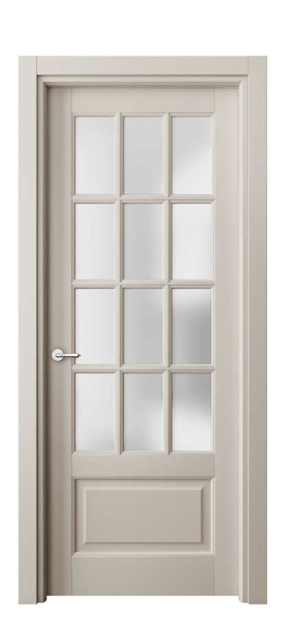 Межкомнатная дверь Toscana Grigliato 6313 Бук светло-бежевый Сатинированное стекло Цена 114199 ₽ | Volhovec