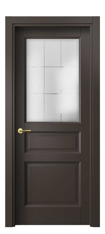 Дверь межкомнатная Galant 1432 Матовый антрацит Сатинированное стекло с гравировкой "Лофт", 4 мм Гладкий наличник МАН Цена 73090 сом Наличники уже входят в базовый комплект. Фабрика дверей Волховец 8 (800) 551 43 19 Межкомнатная дверь Galant 1432 Матовый антрацит Сатинированное стекло с гравировкой "Лофт", 4 мм Цена 73090 сом | Volhovec