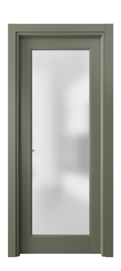 Дверь межкомнатная Тоскана Литера 6300 Матовый оливковый тёмный Сатинированное стекло Гладкий наличник МОТ Цена 94599 ₽ Наличники уже входят в базовый комплект. Фабрика дверей Волховец 8 (800) 551 43 19 Межкомнатная дверь Тоскана Литера 6300 Матовый оливковый тёмный Сатинированное стекло Цена 94599 ₽ | Volhovec