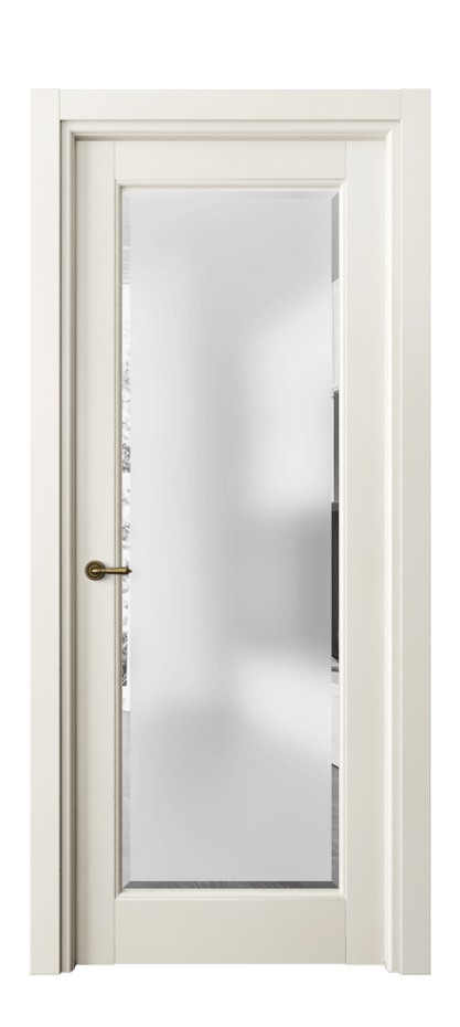 Межкомнатная дверь Тоскана Ромбо 6300 Бук венециана Сатинированное стекло с фацетом Цена 112299 ₽ | Volhovec