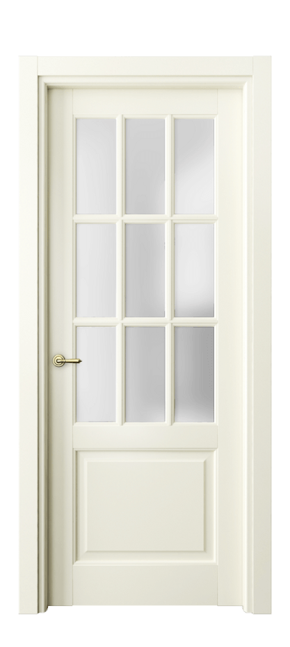 Межкомнатная дверь Тоскана Грильято 6312 Матовый молочно-белый Сатинированное стекло Цена 111899 ₽ | Volhovec