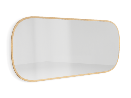 Мебель Зеркало настенное Primo 175×70 см. Цвет Дуб соломенный матовый. Материал Массив дуба матовый. Коллекция Зеркало настенное Primo 175×70 см. Картинка.