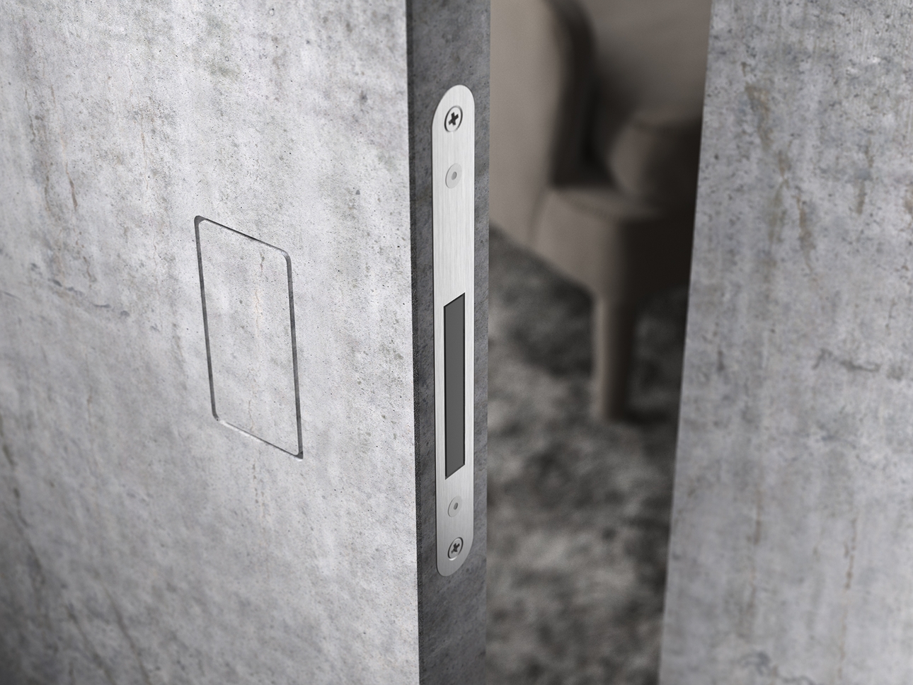 Скрытая ручка