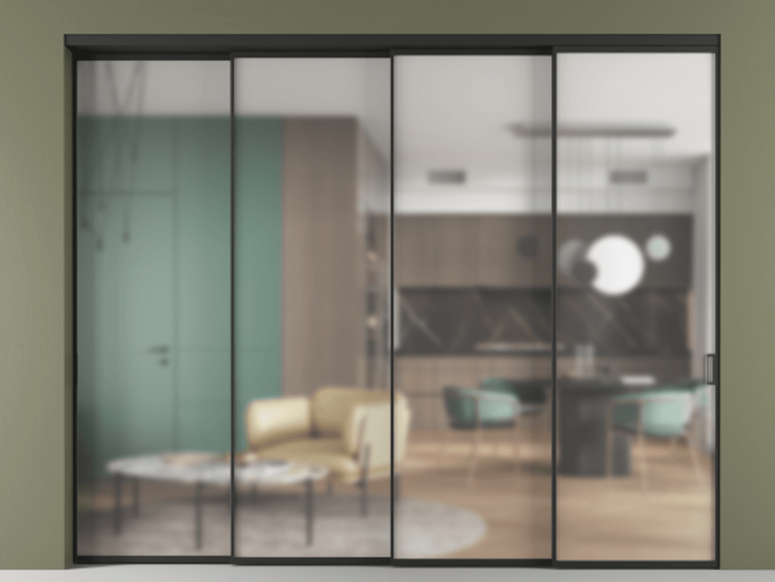 Перегородка Formato внутри проёма телескопик синхро-3 #VENDORCODE# #FURNISH# #GLASS# Цена #PRICE# #CURRENCY# | Volhovec