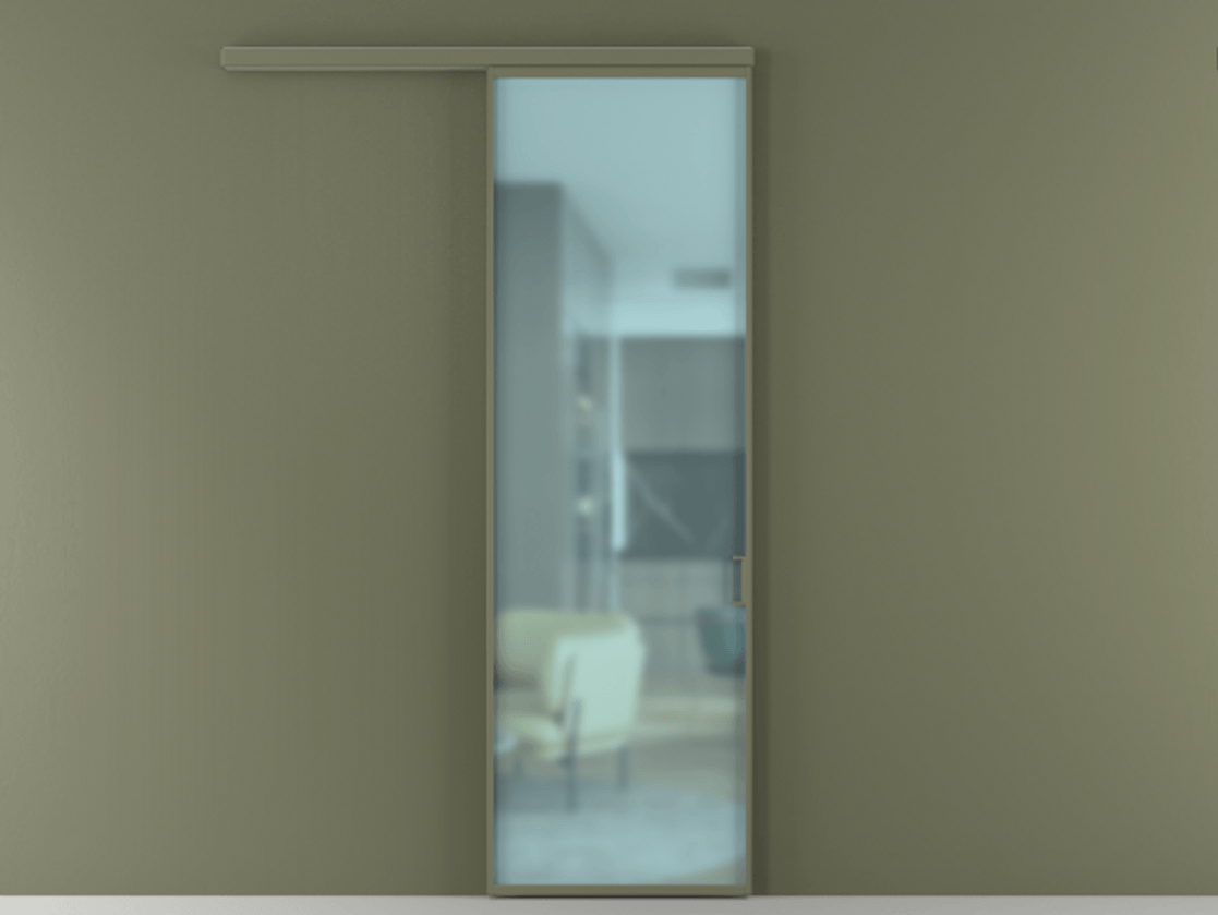 Перегородка Formato вдоль стены 1 створка АЛПР 040.01 Алюминий оливковый тёмный Сатинированное голубое стекло, триплекс. Цена 98275 ₽ 1. Полотно (800/2100 мм)
2. Комплект установки раздвижной системы
3. Базовый комплект фурнитуры
4.Ручка RONDO
. Фабрика дверей Волховец 8 (800) 551 43 19 Перегородка Formato вдоль стены 1 створка АЛПР 040.01 Алюминий оливковый тёмный Сатинированное голубое стекло, триплекс Цена 98275 ₽ | Volhovec