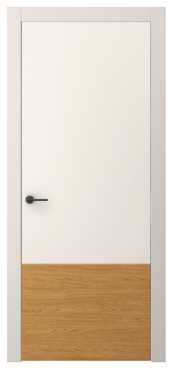 Дверь межкомнатная АКП 4229 ПЭКБ. Цвет ПЭТ кремово-белый. Материал ПЭТ. Коллекция Freedom. Картинка.