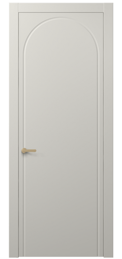 Дверь межкомнатная АКП 8647 МТСР. Цвет Матовый тёплый серый. Материал Гладкая эмаль. Коллекция Alba. Картинка.
