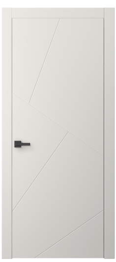 Дверь межкомнатная АКП 8058 МПБЛ. Цвет Матовый пудровый белый. Материал Гладкая эмаль. Коллекция Linea. Картинка.