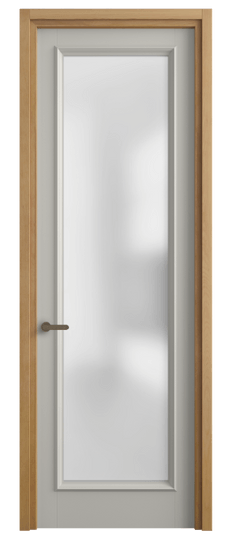 Дверь межкомнатная 6702 МТСР САТ. Цвет Матовый тёплый серый. Материал Гладкая эмаль. Коллекция Шарм. Картинка.