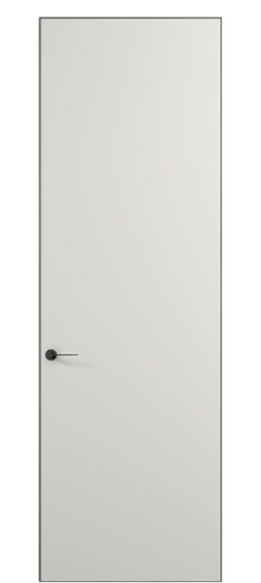 Дверь межкомнатная АКУ 0010 ПЭБЛ. Цвет ПЭТ белоснежный. Материал ПЭТ. Коллекция Планум Про. Картинка.